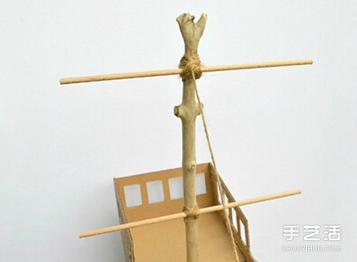 瓦楞紙海盜船手工制作 兒童玩具船模型DIY方法 -  rpnrmr.com