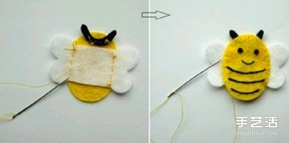 不織布小飾品制作教程 手工布藝小裝飾品DIY -  rpnrmr.com