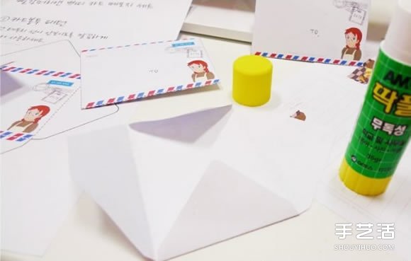 普通信封的折法圖解 常見(jiàn)信封展開(kāi)圖模板 -  rpnrmr.com