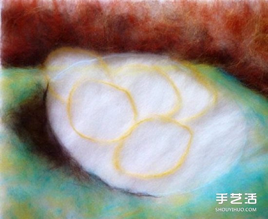 宛如油畫般的水果羊毛氈畫 具有羊毛獨(dú)特質(zhì)感 -  rpnrmr.com