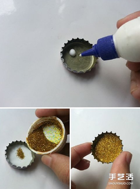 啤酒瓶蓋手工小制作 DIY可愛小掛件圖解教程 -  rpnrmr.com