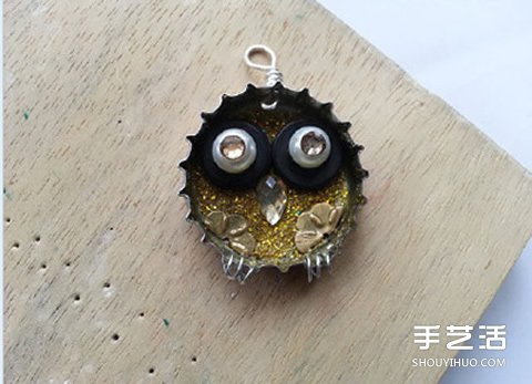 啤酒瓶蓋手工小制作 DIY可愛小掛件圖解教程 -  rpnrmr.com