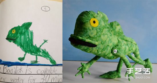 將4歲兒子涂鴉作品制作成毛絨玩具 愛心滿滿 -  rpnrmr.com