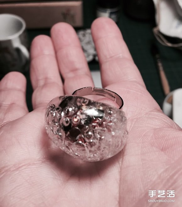 干掉的膠水手工制作戒指 超有創(chuàng)意的變廢為寶 -  rpnrmr.com