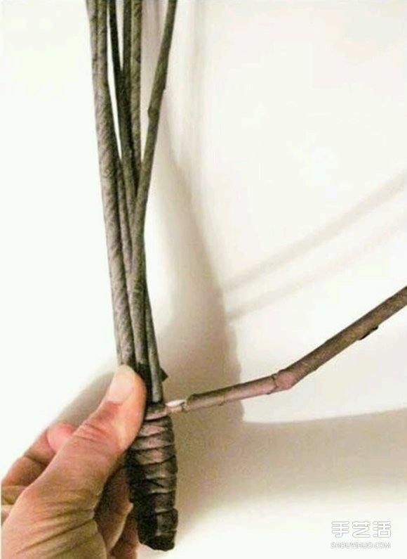 手工藤編葉子托盤圖解 葉片形狀托盤藤編教程 -  rpnrmr.com