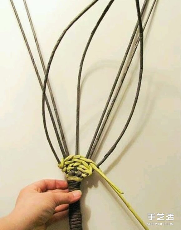 手工藤編葉子托盤圖解 葉片形狀托盤藤編教程 -  rpnrmr.com