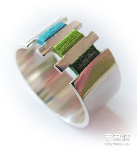 手工繞線金屬戒指圖片 仿佛是刺繡上去一樣！ -  rpnrmr.com
