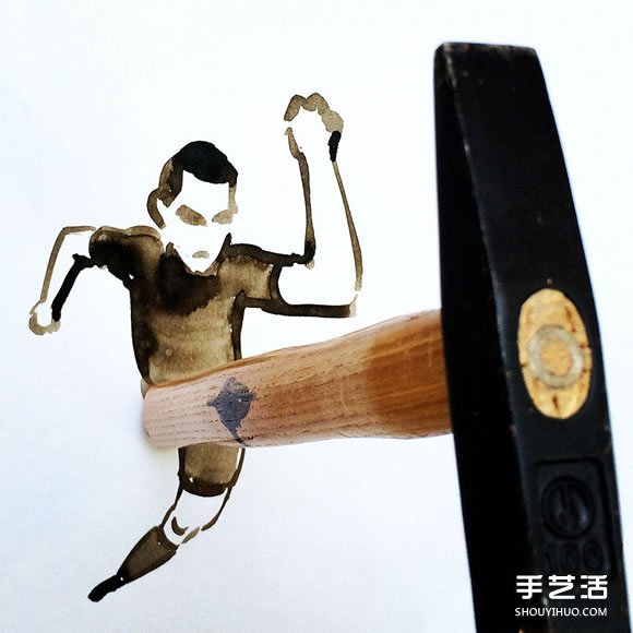 生活物品與插畫結(jié)合 創(chuàng)意DIY讓你驚嘆連連 -  rpnrmr.com