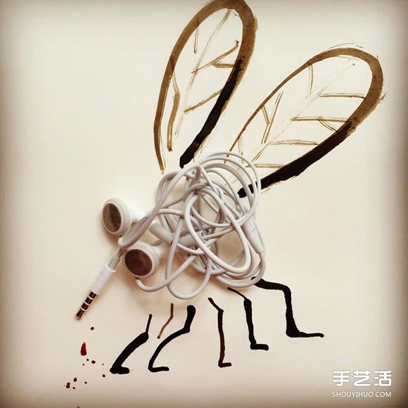 生活物品與插畫結(jié)合 創(chuàng)意DIY讓你驚嘆連連 -  rpnrmr.com