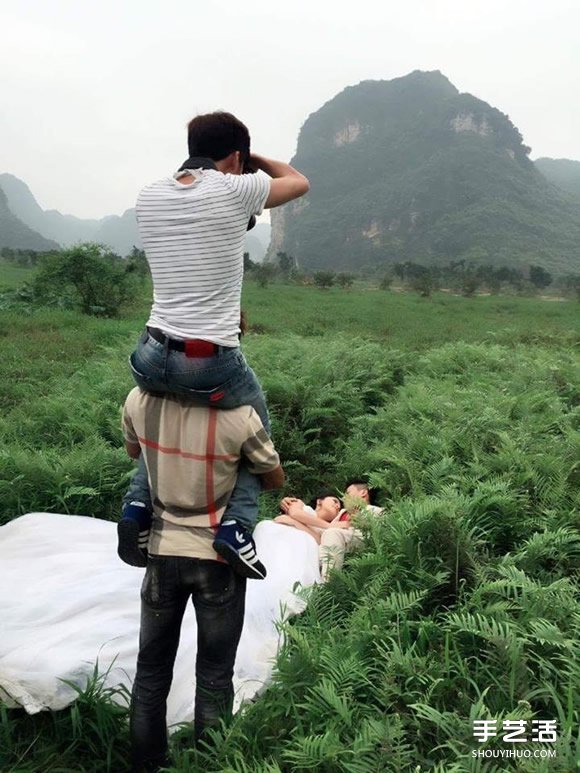美到不科學(xué)婚紗照背后 多虧幕后人員賣(mài)命拍攝 -  rpnrmr.com