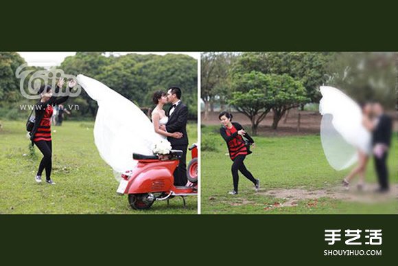 美到不科學(xué)婚紗照背后 多虧幕后人員賣(mài)命拍攝 -  rpnrmr.com