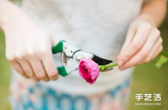 新娘花環(huán)頭飾制作方法 DIY新娘鮮花花環(huán)教程 -  rpnrmr.com