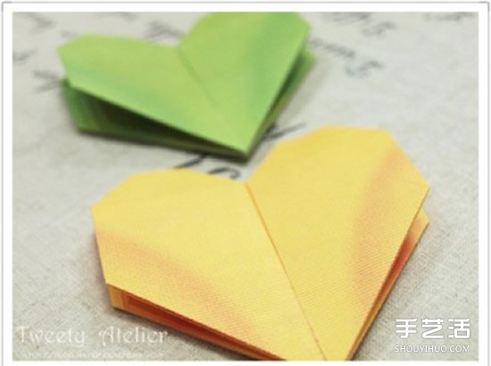 雙層愛心折法步驟圖 可用在婚禮請柬作為封口 -  rpnrmr.com