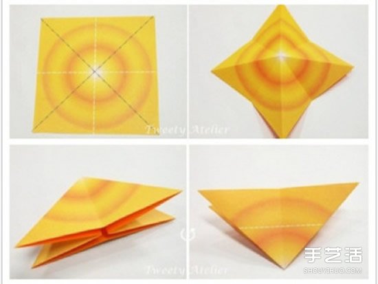 雙層愛心折法步驟圖 可用在婚禮請柬作為封口 -  rpnrmr.com