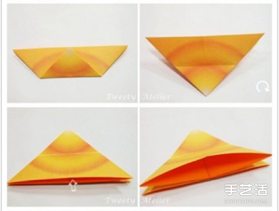 雙層愛心折法步驟圖 可用在婚禮請柬作為封口 -  rpnrmr.com