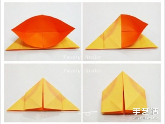 雙層愛心折法步驟圖 可用在婚禮請柬作為封口 -  rpnrmr.com