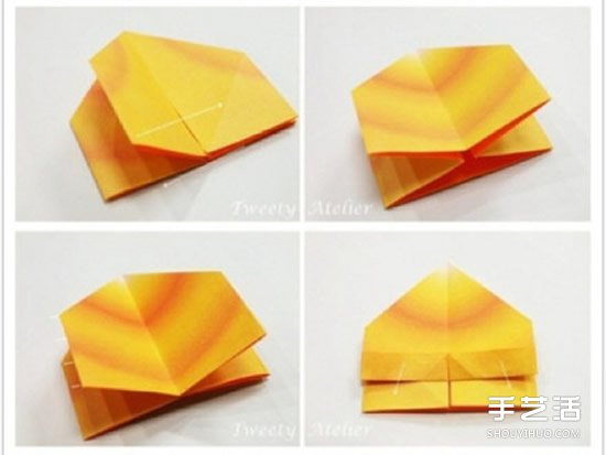 雙層愛心折法步驟圖 可用在婚禮請柬作為封口 -  rpnrmr.com