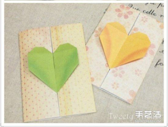 雙層愛心折法步驟圖 可用在婚禮請柬作為封口 -  rpnrmr.com