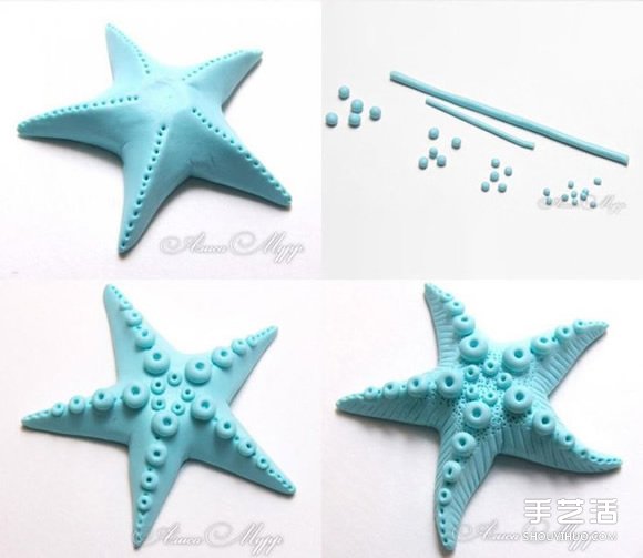 超輕粘土海星手工制作 粘土DIY制作海星小飾品 -  rpnrmr.com