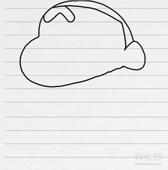 彩色蠟筆小新簡筆畫 簡單簡筆畫蠟筆小新畫法 -  rpnrmr.com