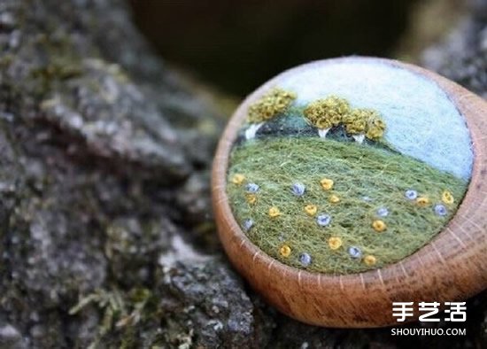可愛風(fēng)格的羊毛氈小玩意圖片 做工精致細(xì)膩 -  rpnrmr.com