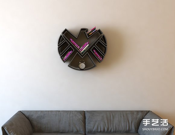 知識(shí)真的就是力量！霸氣的超級(jí)英雄書(shū)架設(shè)計(jì) -  rpnrmr.com
