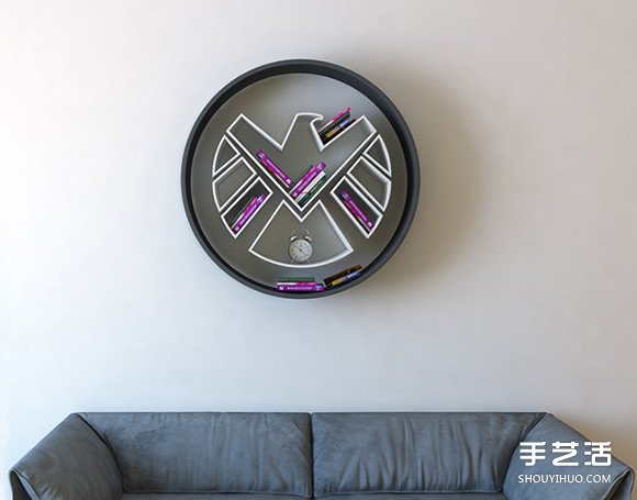 知識(shí)真的就是力量！霸氣的超級(jí)英雄書(shū)架設(shè)計(jì) -  rpnrmr.com