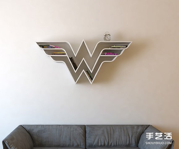 知識(shí)真的就是力量！霸氣的超級(jí)英雄書(shū)架設(shè)計(jì) -  rpnrmr.com