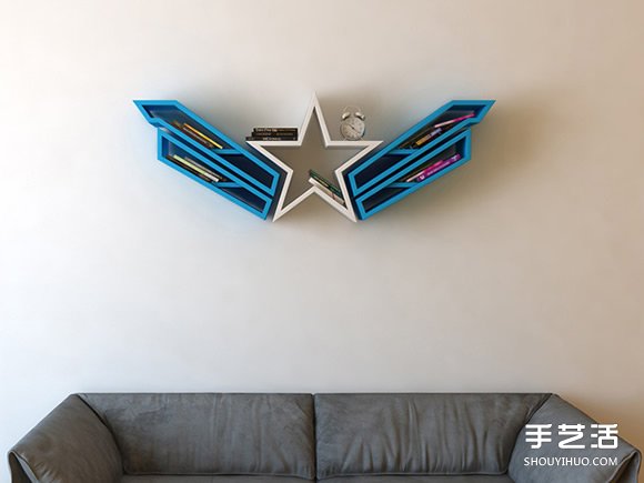 知識(shí)真的就是力量！霸氣的超級(jí)英雄書(shū)架設(shè)計(jì) -  rpnrmr.com