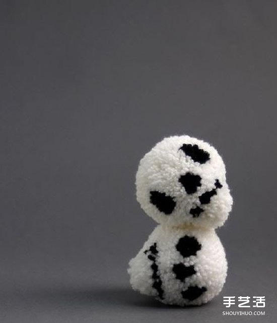 毛線球骷髏小人手工制作 用毛線做骷髏的方法 -  rpnrmr.com