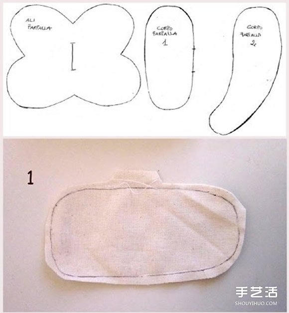 不織布蝴蝶寶寶制作 可愛布藝玩具蝴蝶寶寶DIY -  rpnrmr.com