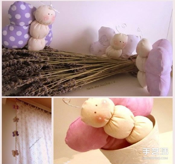 不織布蝴蝶寶寶制作 可愛布藝玩具蝴蝶寶寶DIY -  rpnrmr.com