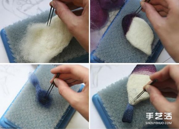 羊毛氈小鳥的制作方法 精美小鳥手工藝品DIY -  rpnrmr.com
