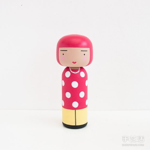傳統(tǒng)工藝與現(xiàn)代插畫結(jié)合 日本木制娃娃木芥子 -  rpnrmr.com
