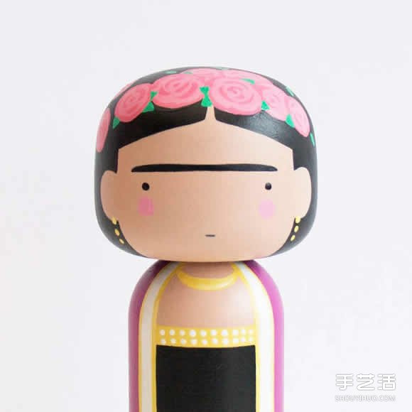 傳統(tǒng)工藝與現(xiàn)代插畫結(jié)合 日本木制娃娃木芥子 -  rpnrmr.com
