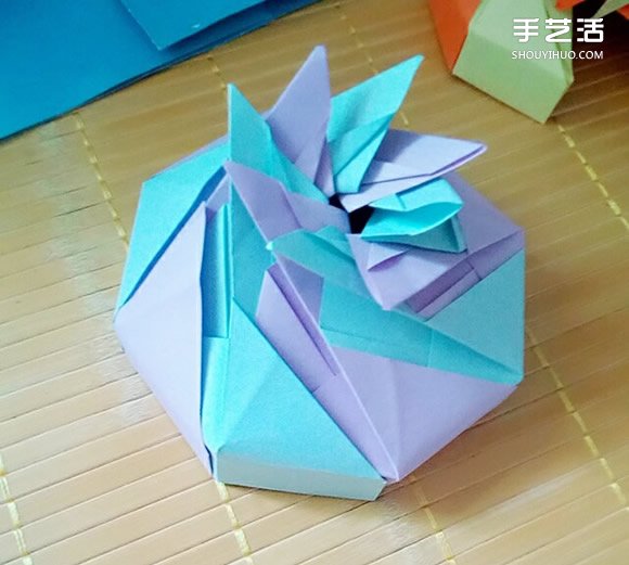 七夕禮盒的折紙方法 八邊形紙盒的折法圖解 -  rpnrmr.com