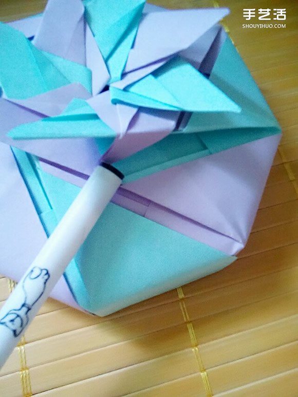 七夕禮盒的折紙方法 八邊形紙盒的折法圖解 -  rpnrmr.com