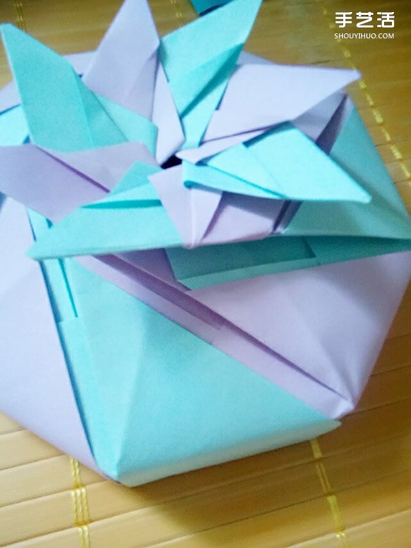 七夕禮盒的折紙方法 八邊形紙盒的折法圖解 -  rpnrmr.com
