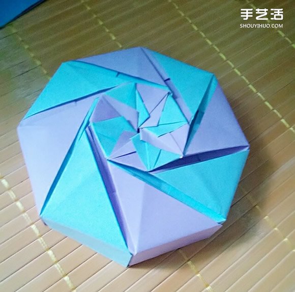 七夕禮盒的折紙方法 八邊形紙盒的折法圖解 -  rpnrmr.com