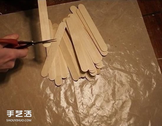 雪糕棍裝飾畫DIY圖解 簡單裝飾畫用冰棒棍做 -  rpnrmr.com