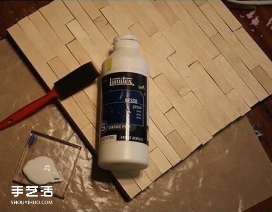 雪糕棍裝飾畫DIY圖解 簡單裝飾畫用冰棒棍做 -  rpnrmr.com