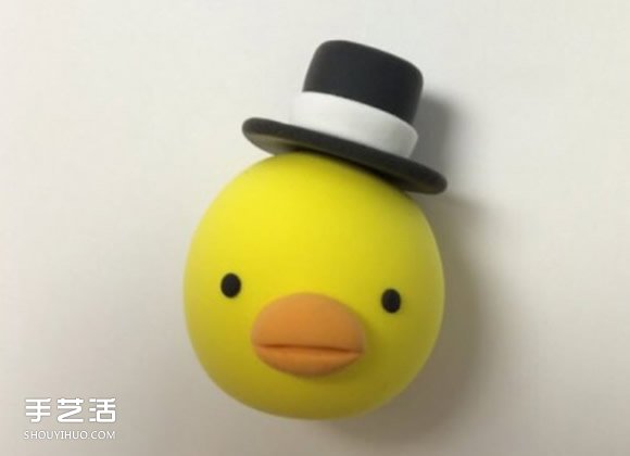 超輕粘土小黃雞DIY圖解 紳士小黃雞粘土制作 -  rpnrmr.com