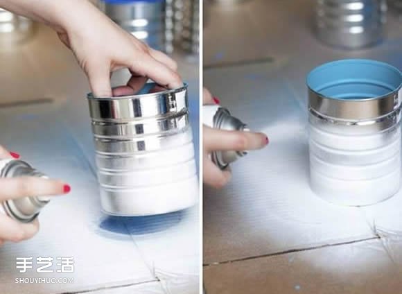 鐵罐酒架的做法圖解 鐵罐手工制作酒架的方法 -  rpnrmr.com