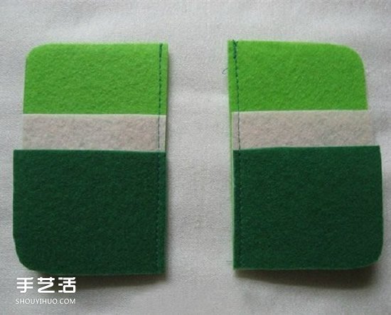 不織布卡包的做法圖解 手工布藝制作卡包教程 -  rpnrmr.com