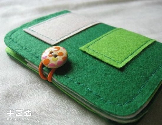 不織布卡包的做法圖解 手工布藝制作卡包教程 -  rpnrmr.com