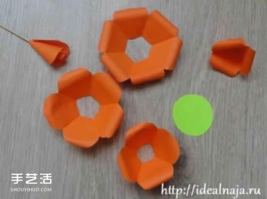 紙玫瑰的簡(jiǎn)單折法圖解 折紙玫瑰花葉子步驟 -  rpnrmr.com