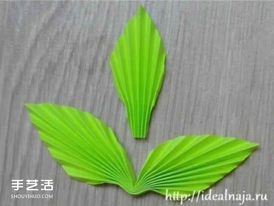 紙玫瑰的簡(jiǎn)單折法圖解 折紙玫瑰花葉子步驟 -  rpnrmr.com