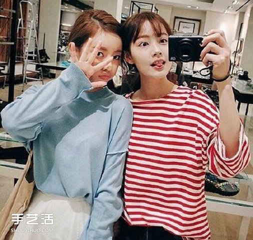 該如何和閨蜜一起合影 閨蜜合照的姿勢(shì)Pose -  rpnrmr.com