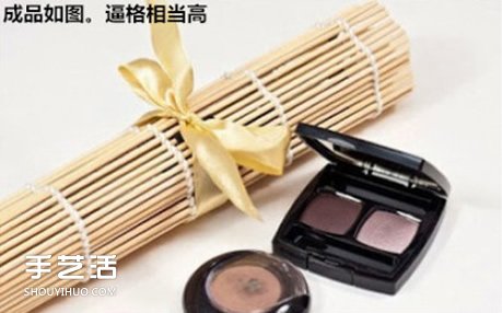 竹簡改造化妝刷收納教程 竹簡收納的做法圖解 -  rpnrmr.com