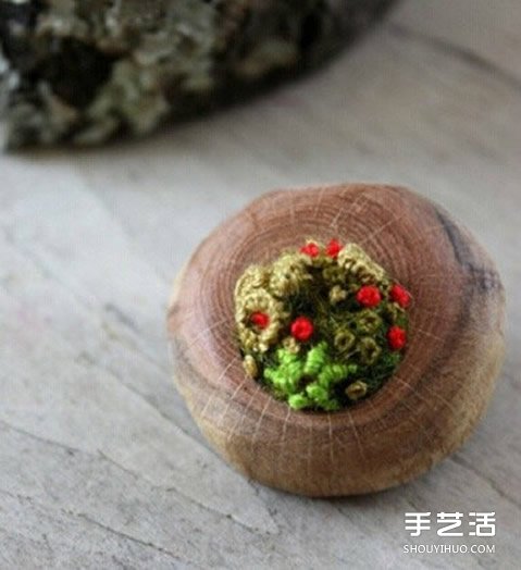 迷你羊毛氈風(fēng)景畫(huà)圖片 仿佛內(nèi)藏另一個(gè)世界 -  rpnrmr.com